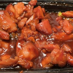 The idea of Bourbon Chicken The idea of Bourbon Chicken