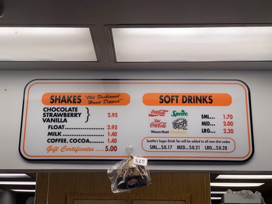 Menu photo 4 Dick's Seattle, WA