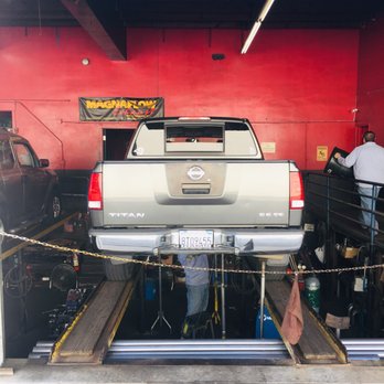 Mike's Muffler - 2008 Nissan Titan - flow master 40 series duel in center out ! Sound awesome - Auto Repair Near Me - El Monte, California Mike's Muffler - 2008 Nissan Titan - flow master 40 series duel in center out ! Sound awesome - Auto Repair Near Me - El Monte, California
