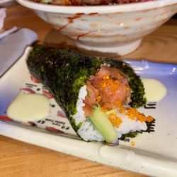 Anju Above - Yellowfin Tuna handroll