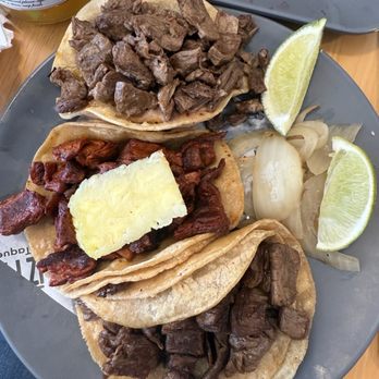 Maíz Picante - Beyond Asada taco Beyond pastor taco Crispy vegan beyond steak and beans and potato taco - Tacos Near Me - Santa Barbara, California Maíz Picante - Beyond Asada taco Beyond pastor taco Crispy vegan beyond steak and beans and potato taco - Tacos Near Me - Santa Barbara, California