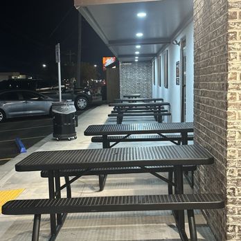 Mission BBQ - Outside seating - Barbeque Near Me - Tulsa, Oklahoma