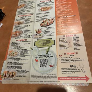 Torero's - Menu:  06-12-2025 - Mexican Near Me - Tacoma, Washington