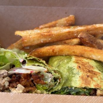 Sand Hill Kitchen - Fried Chicken Caesar Wrap - New American Near Me - Menlo Park, California