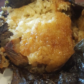 Kon Chau Restaurant - Sticky Rice (unwrapped) - Dim Sum Near Me - Miami, Florida