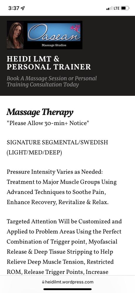 Oasean Massage Studios Logo