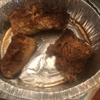 Catfish Cafe - Unrecognizable grilled salmon - Soul Food Near Me - Jamaica, New York