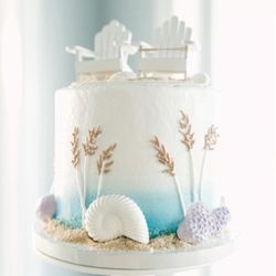 Cakes by the Sea - Our 6 inch beach cake round!