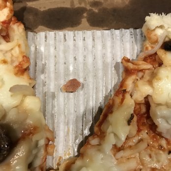 Domino's Pizza - Mushroom and Onion pizza had 2 pieces of ham on it, glad I'm not a vegetarian - Pizza Near Me - Medway, Massachusetts Domino's Pizza - Mushroom and Onion pizza had 2 pieces of ham on it, glad I'm not a vegetarian - Pizza Near Me - Medway, Massachusetts
