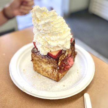Button Up Cafe - Stuffed Strawberry Cheesecake French Toast - Breakfast & Brunch Near Me - Pearl City, Hawaii Button Up Cafe - Stuffed Strawberry Cheesecake French Toast - Breakfast & Brunch Near Me - Pearl City, Hawaii