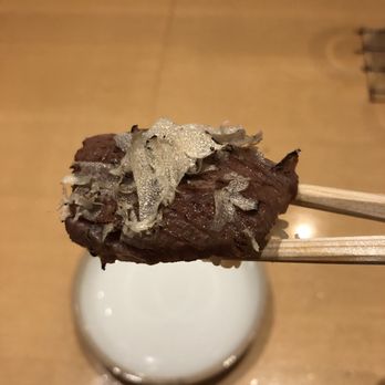 Sushi Enya - Pasadena - Mizayaki Wagyu topped with truffle shavings. - Sushi Bars Near Me - Pasadena, California