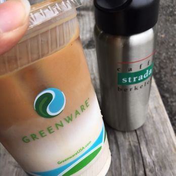 Caffe Strada - Iced Strada biancha mocha - Coffee & Tea Near Me - Berkeley, California