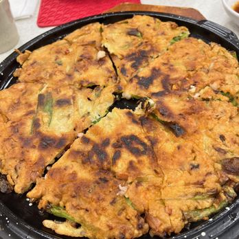 Hong Ban Jang - Seafood pancake - Korean Near Me - Tappan, New York