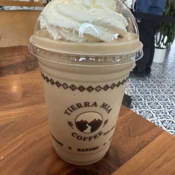 Tierra Mia Coffee - Mazapan Peanut Frappe - Coffee & Tea Near Me - Montebello, California Tierra Mia Coffee - Mazapan Peanut Frappe - Coffee & Tea Near Me - Montebello, California
