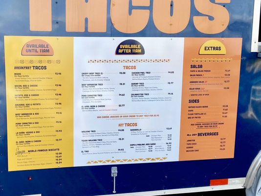 Menu photo 2 De Nada Tacos Austin, TX Menu photo 2 De Nada Tacos Austin, TX