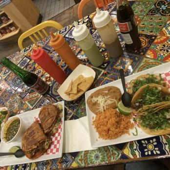 Taco Jerez Mexican Tradition - Torta Birria Y Consome, Taco Dinner, pastor taco, Coca Cola, sangria. - Mexican Near Me - Rolling Meadows, Illinois