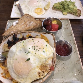First Watch - Skillet Hash, avocado toast. - American Near Me - West Chester, Ohio First Watch - Skillet Hash, avocado toast. - American Near Me - West Chester, Ohio