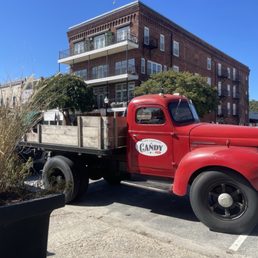 Truck outside the shop Truck outside the shop