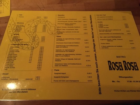 Menu photo 2 Bistro Rosa Rosa Bayreuth, BY