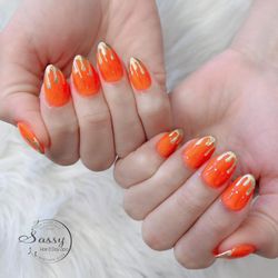 Sassy Hair & Day Spa - Nail art done by Kim