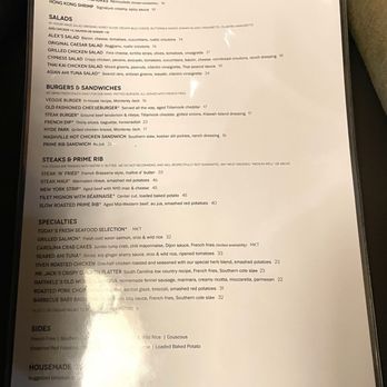 J. Alexander's - Menu - New American Near Me - Hoover, Alabama