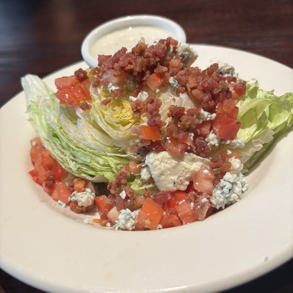 The Chop House - Wedge Salad, so fresh and loved the blue cheese (Gorgonzola?) - Seafood Near Me - Madison, Alabama The Chop House - Wedge Salad, so fresh and loved the blue cheese (Gorgonzola?) - Seafood Near Me - Madison, Alabama