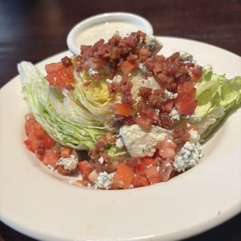 The Chop House - Wedge Salad, so fresh and loved the blue cheese (Gorgonzola?) - Seafood Near Me - Madison, Alabama The Chop House - Wedge Salad, so fresh and loved the blue cheese (Gorgonzola?) - Seafood Near Me - Madison, Alabama