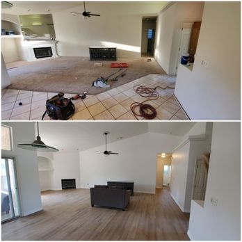 HandyOmar - New flooring, fresh painting and lighting upgrade - Handyman Near Me HandyOmar - New flooring, fresh painting and lighting upgrade - Handyman Near Me