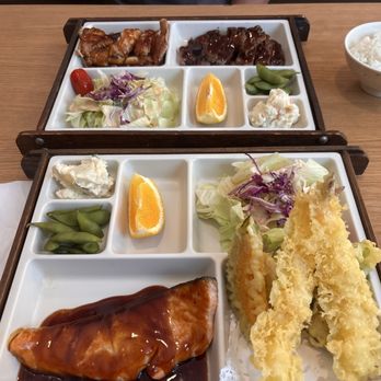 Taihei - Salmon and tempura combo. Chicken and beef teriyaki combo. - Sushi Bars Near Me - Monterey Park, California Taihei - Salmon and tempura combo. Chicken and beef teriyaki combo. - Sushi Bars Near Me - Monterey Park, California
