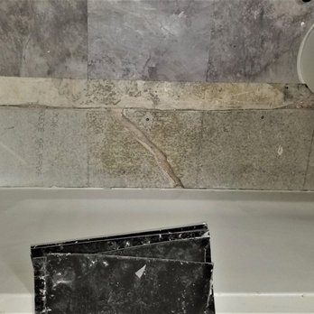 Ladder, Truck And Toolbox - broken underlayment pieces. Not screwed in and only partial underlayment under the toilet. - Handyman Near Me - Las Vegas, Nevada Ladder, Truck And Toolbox - broken underlayment pieces. Not screwed in and only partial underlayment under the toilet. - Handyman Near Me - Las Vegas, Nevada
