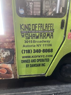 King Of Falafel & Shawarma Cart by null