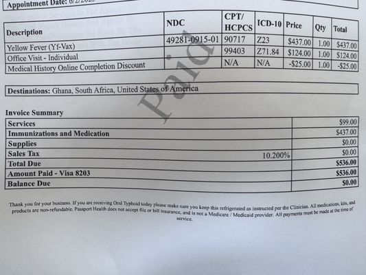 Passport Health Bellevue Travel Clinic