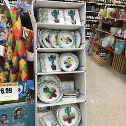 Basha's Supermarket - Cute cactus plates & napkins
