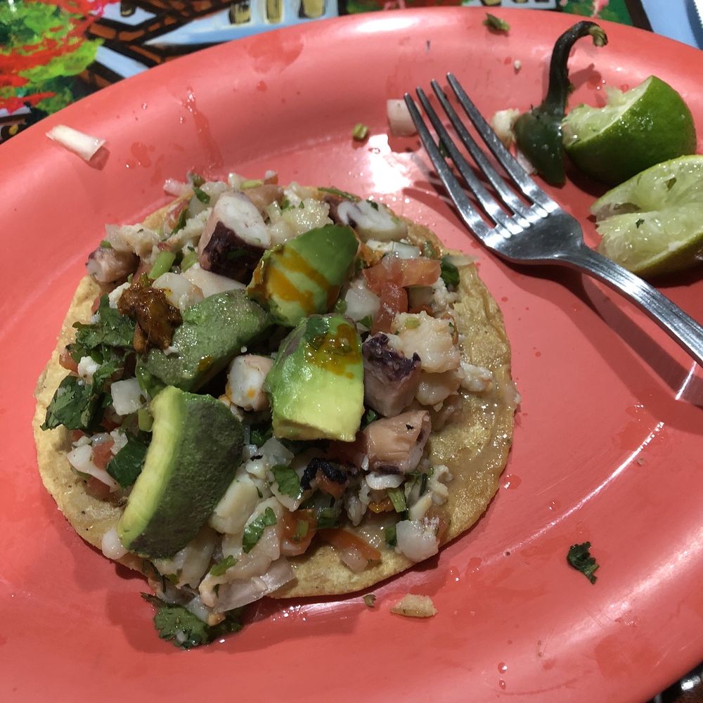 Ceviche tostada Ceviche tostada
