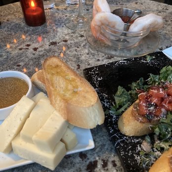 Virgola Wine Bar - Soggy shrimp and blocks of cheese. - Wine Bars Near Me - Patchogue, New York