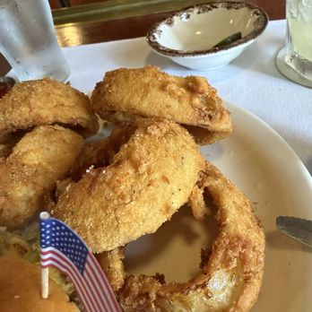 Ted's Montana Grill - Onion rings are ginormous!!! - American Near Me - Durham, North Carolina Ted's Montana Grill - Onion rings are ginormous!!! - American Near Me - Durham, North Carolina