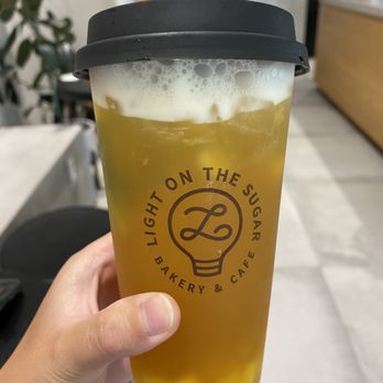 Light on the Sugar - Mango tea with jasmine - Bakeries Near Me - Winter Park, Florida Light on the Sugar - Mango tea with jasmine - Bakeries Near Me - Winter Park, Florida