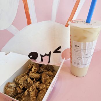 Ume Tea - Popcorn chicken and Jasmine Floral Milk Tea - Bubble Tea Near Me - Millbrae, California Ume Tea - Popcorn chicken and Jasmine Floral Milk Tea - Bubble Tea Near Me - Millbrae, California