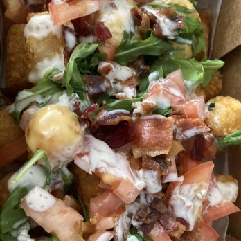 Dog Haus Biergarten - Loaded BLT Tota - Burgers Near Me - Austin, Texas Dog Haus Biergarten - Loaded BLT Tota - Burgers Near Me - Austin, Texas