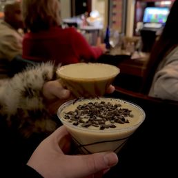 Salted caramel espresso martini and a chocolate peanut butter martini Salted caramel espresso martini and a chocolate peanut butter martini