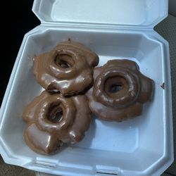 Donut Factory - Nasa - Old-fashioned buttermilk chocolate dipped doughnuts. Yum Yum!