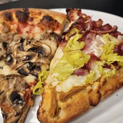 Two Brothers From Italy - Mushroom sausage y pastrami slices