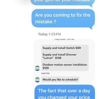 Go Pro Electric - Conversation over the text - Electricians Near Me - Los Angeles, California Go Pro Electric - Conversation over the text - Electricians Near Me - Los Angeles, California