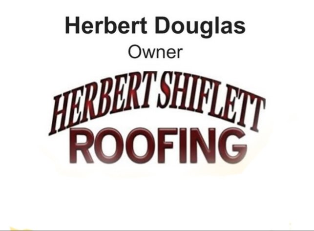 Slide of Herbert Shiflett Roofing