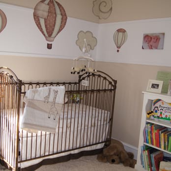 Savoye Interiors - Up, Up and Away baby nursery. Gender neutral palette. Craigslist finds as well as re-purposing of bookcase. - Interior Design Near Me - Williamsburg, Virginia Savoye Interiors - Up, Up and Away baby nursery. Gender neutral palette. Craigslist finds as well as re-purposing of bookcase. - Interior Design Near Me - Williamsburg, Virginia