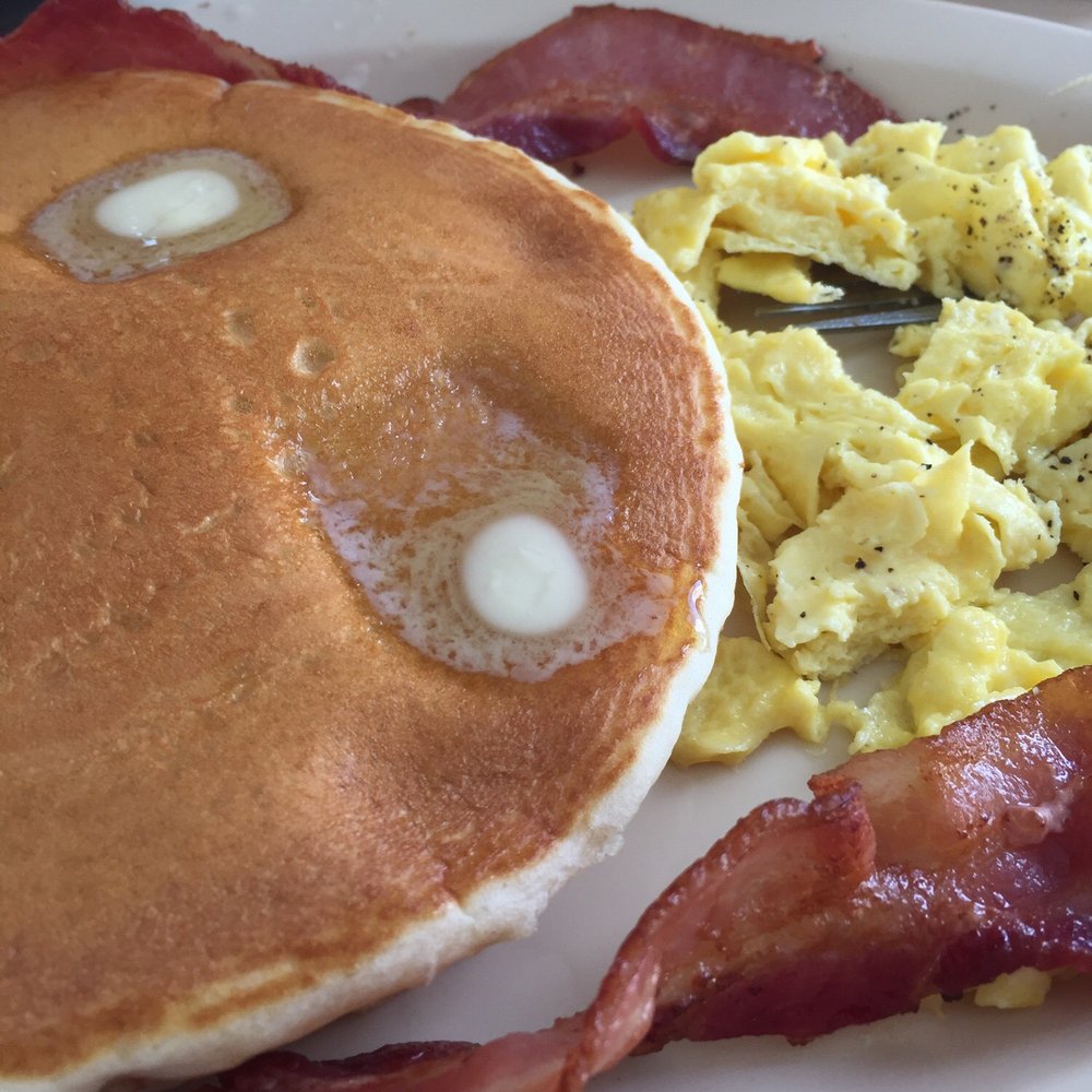Golden Ox 2 - Fresh pancake special under $5 - American Near Me - Pomona, California