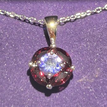 Zales Jewelers - Garnets, red and violet on a sterling chain. - Jewelry Near Me - Providence, Rhode Island Zales Jewelers - Garnets, red and violet on a sterling chain. - Jewelry Near Me - Providence, Rhode Island