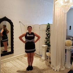 Modiste Couture - Alterations complete to make the length of the skirt appropriate. Also, fixed the under arms of the shell.