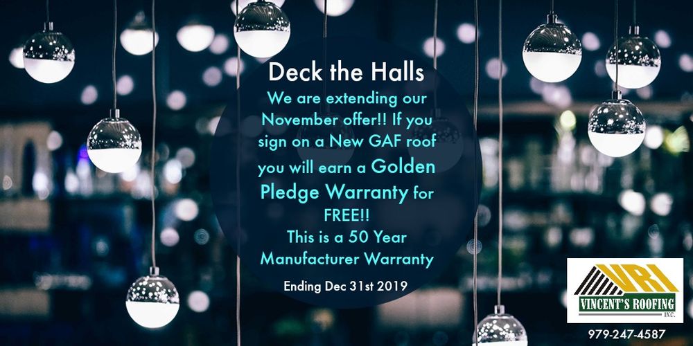 Slide of Vincent's Roofing