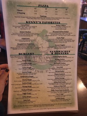 Menu photo 7 Kenny's Irish Pub Countryside, IL Menu photo 7 Kenny's Irish Pub Countryside, IL